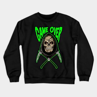 Game Over, Grim Reaper Crewneck Sweatshirt